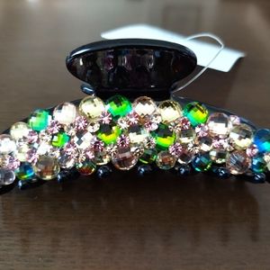 Handmade Medium Acrylic Hair Claws (Swarovski)